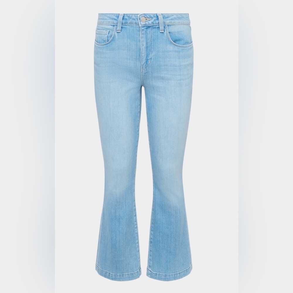 L'AGENCE Light Blue Flare Jeans